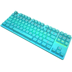 Профессиональная механическая клавиатура K550 с подсветкой USB 2 0 RGB-светодиодом 87 клавиш сертификация CE полная комплектация на