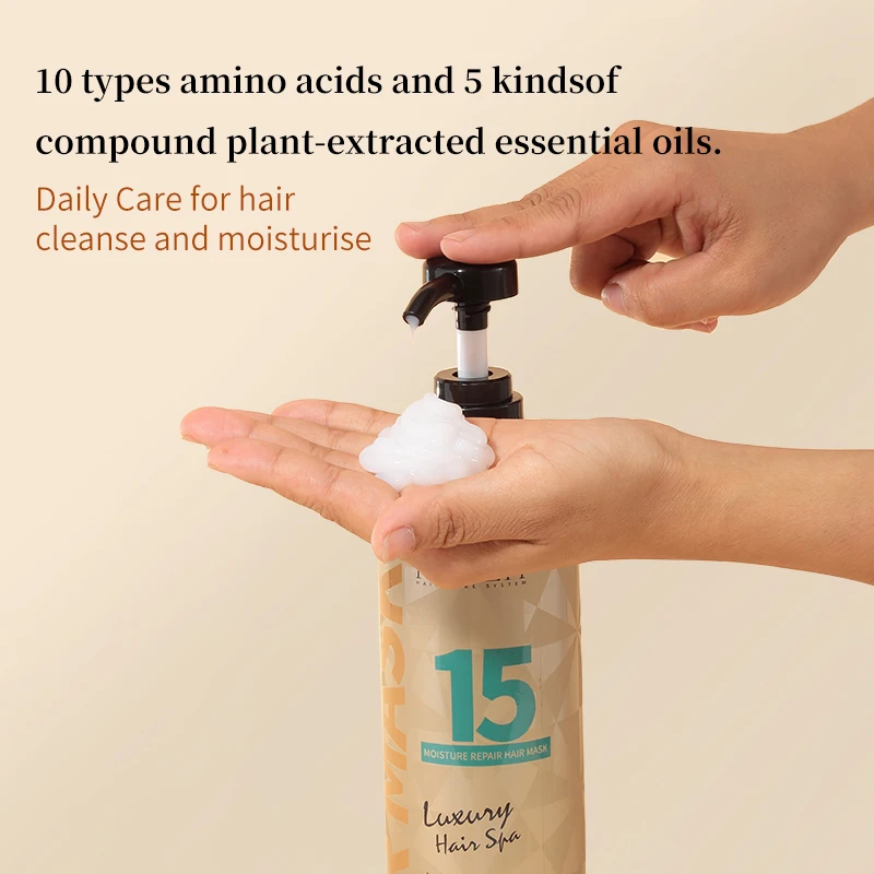 KOGEEYY 550ml Argan Oil Magic Hair Treatment Mask Cream Salon Smoothing Shina Nourishing Biotin Keratin Repair Hair Conditioner