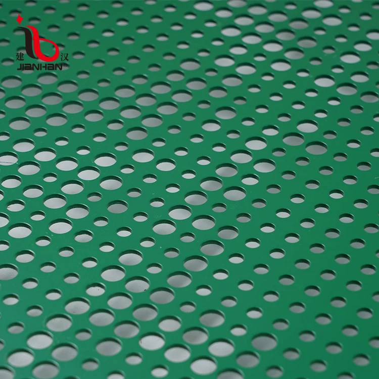 
Building exterior wall baffle green high temperature resistant outdoor decorative aluminum punching plate curtain wall 