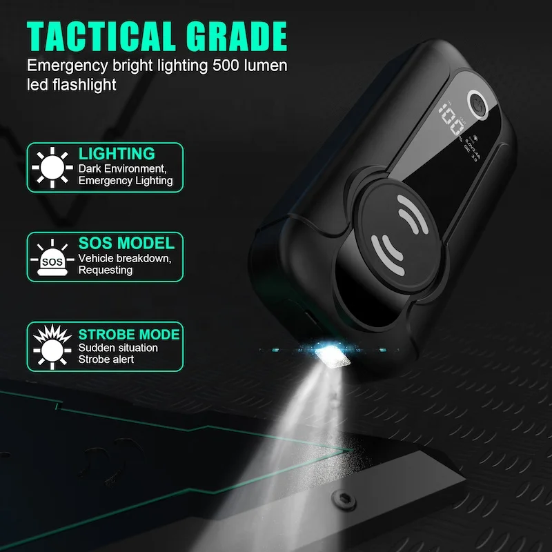 OEM 12v portable supercapacitor wireless charging 4000 amp car jump starter with lithium ion battery