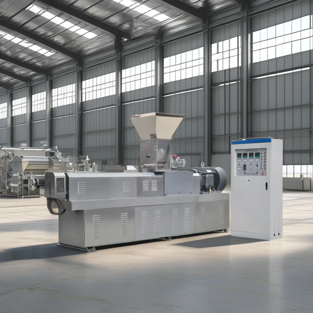 Floating feed pellet extruder making fish food machine manufacture plant