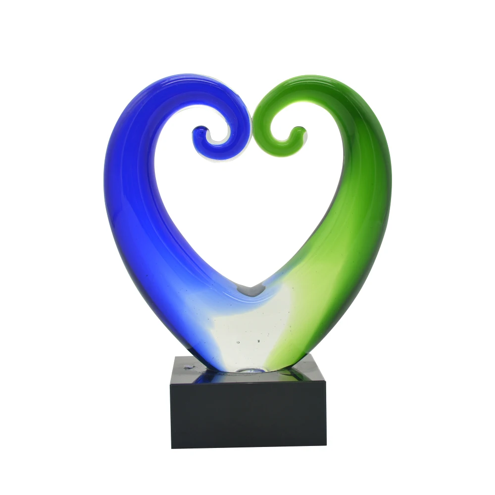 home decor accessories table decoration Murano Glass Artistic abstract sculpture for home Ornament glass crafts