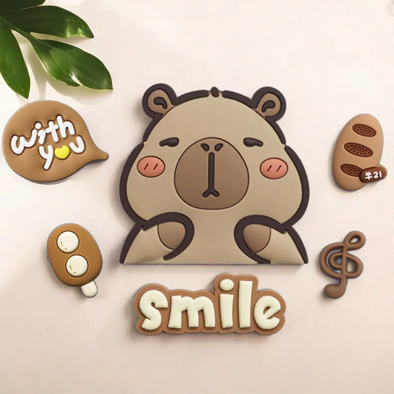 Custom Printing OEM Factory refrigerator magnetic souvenir Gift Cartoon   logo  Soft PVC fridge magnet 3D Shape Cute Fridge