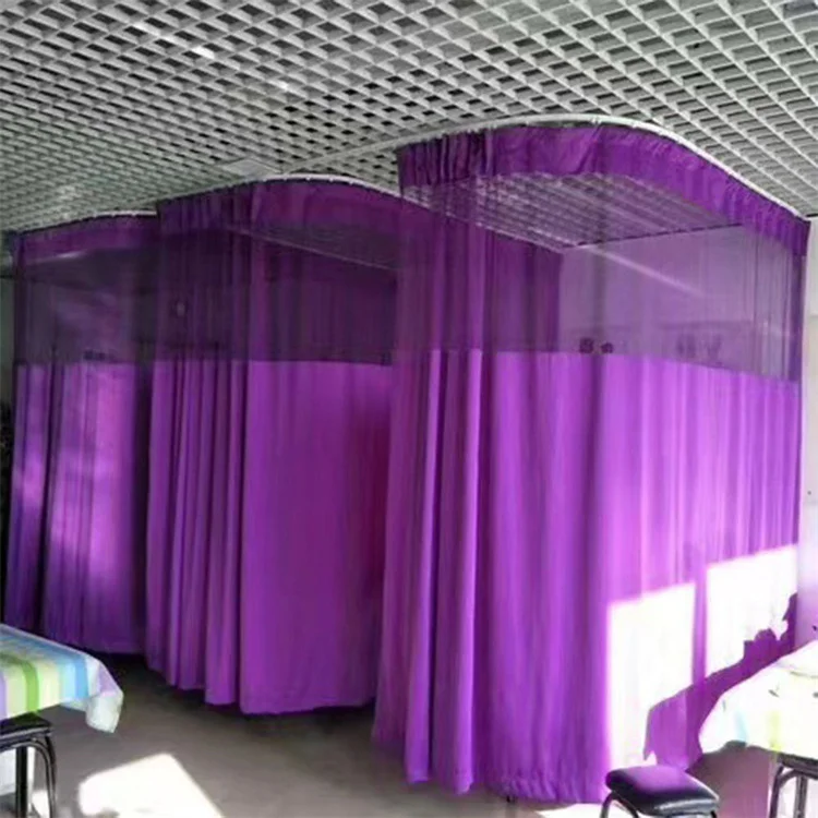 Bacteriostatic Medical Curtain Flame Retardant Partitions Hospital Bed Cubicle Curtains Hospital Curtain Medical