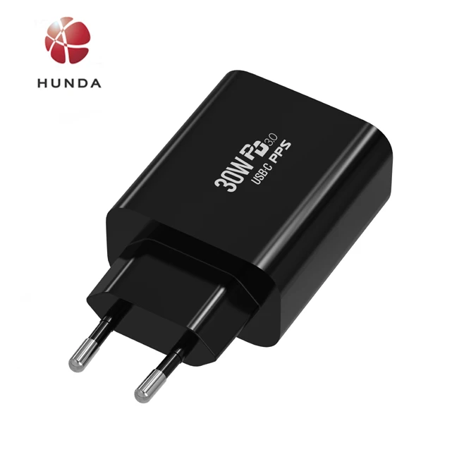 Сетевой адаптер для быстрой зарядки с портом usb Type-C и разъемом usb 3,0, 30 Вт