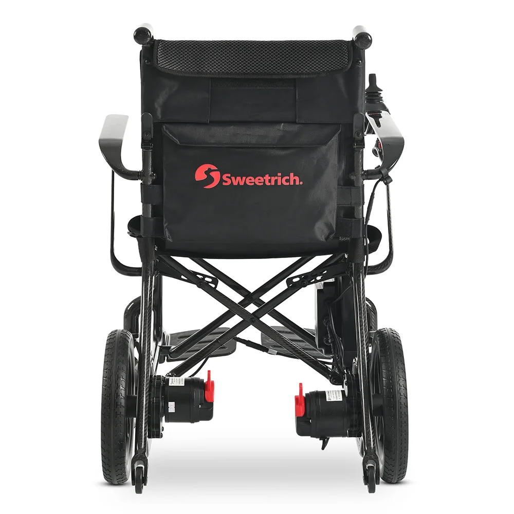 Portable Lightweight Folding Wheelchair Disabled Joystick Carbon Fiber Wheelchair