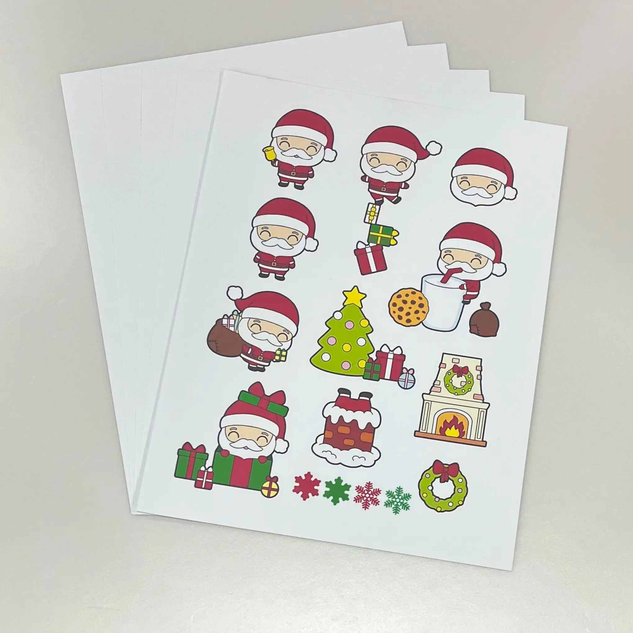 Waterslide Decal Paper for DIY Crafts printer Water Slide Paper Clear Printable Transfer Paper Matte White