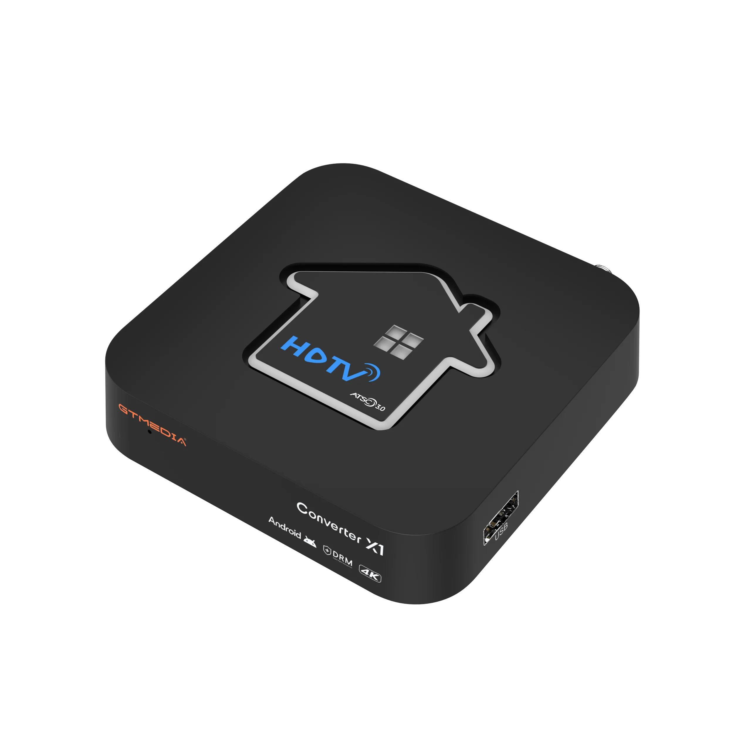 Best cheapest GTMEDIA Wholesale High Quality HDTV Converter X1 Smar Android TV Box 2+32GB High Speed 4K Android 11.0 ATSC TV Box