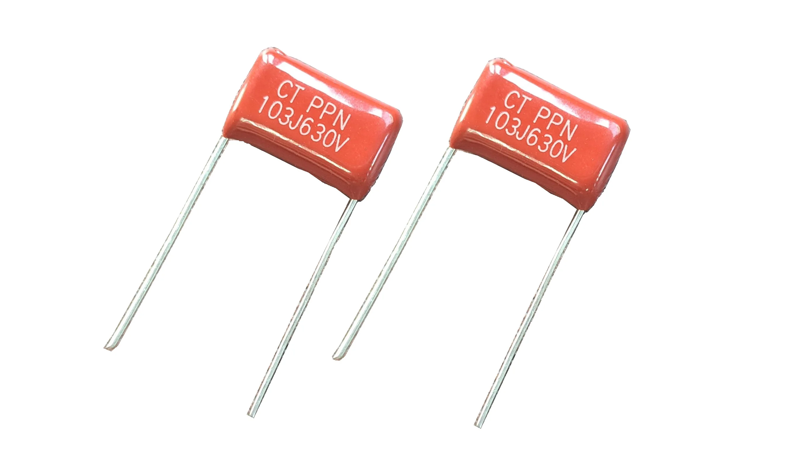 High Frequency CBB12 CBB13 (PPN) 103J 630V Polypropylene Film Foil Capacitor (Coating)