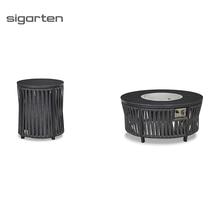 sigarten The Best China Metallic Round Propane Fire Pit Table Garden Treasures Fire Pit