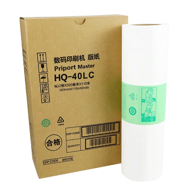 Compatible Japan HQ40 CPMT23 HQ90 Master for Ricoh JP 4500 4510P DX4542 DX4543 DX4545 DX4450 DD4450 DD6650 DD8450 Master Roll