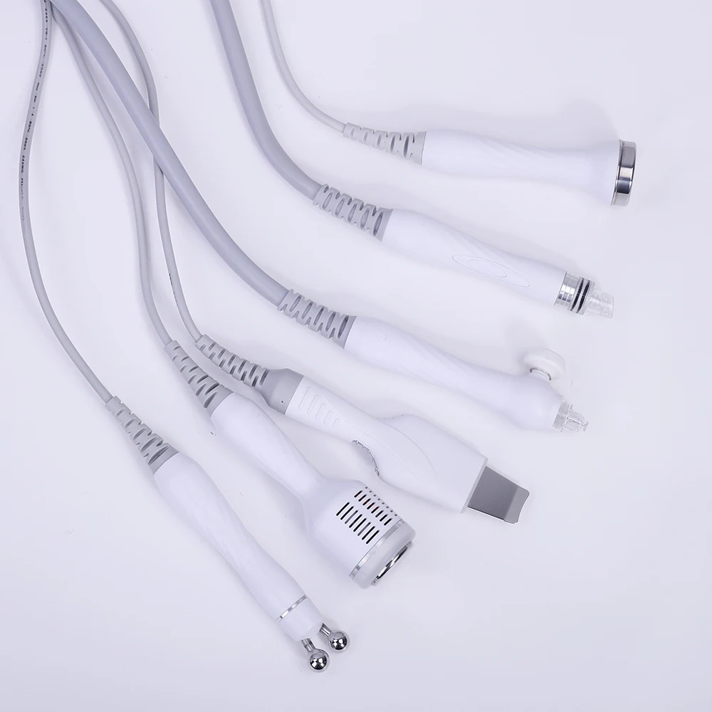 6 In 1 Oxygen Jet Vacuum Face Cleaning Hydro Water Peel Machine Acne Pore Cleaner Facial Massage Small Bubble Skin Care Device