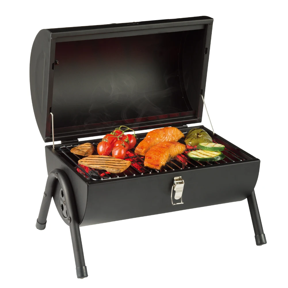 SEJR Outdoor Camping Mini Portable Oven Small Round Barbecue Grill 41X27.5X35.5cm