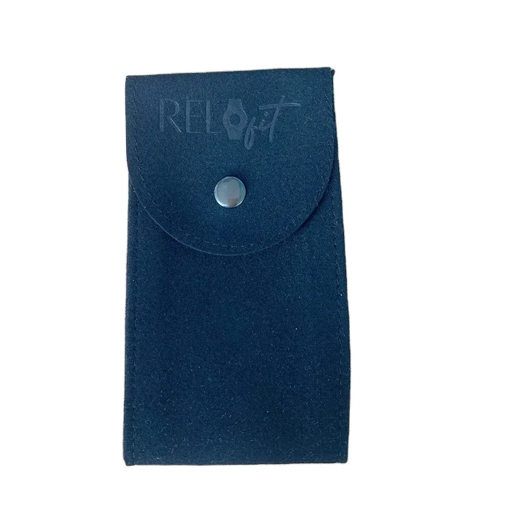 China Jewelry bag suede leather manufacture Envelope bag Suede Microfiber Jewelry Pouch bag jewelry personalized