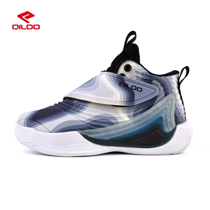 QILOO OEM \ OBM новый стиль дышащая устойчивая плоская Повседневная Баскетбольная обувь для детей