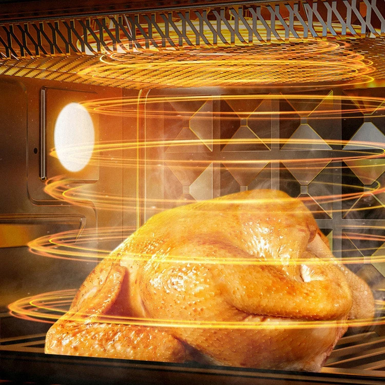 48L large capacity oven visual electric oven 8 in1 Electric Roaster Oven With Hot Plates