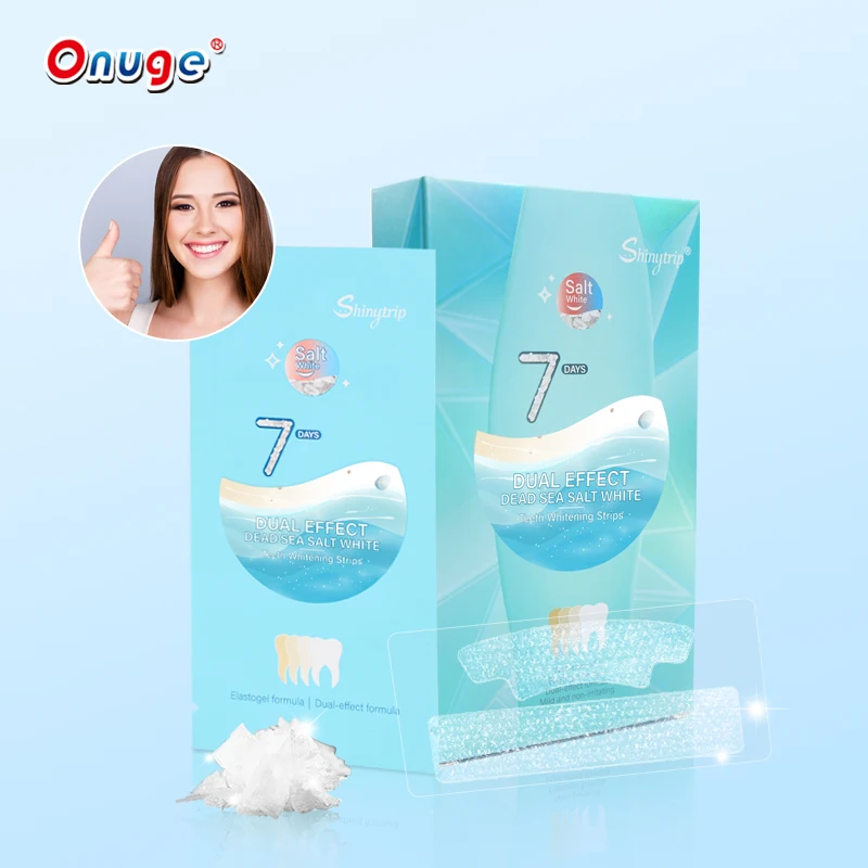 Fortune 500 Brands OEM factory extra strength and Dead Sea Salt taste teeth whitening strips