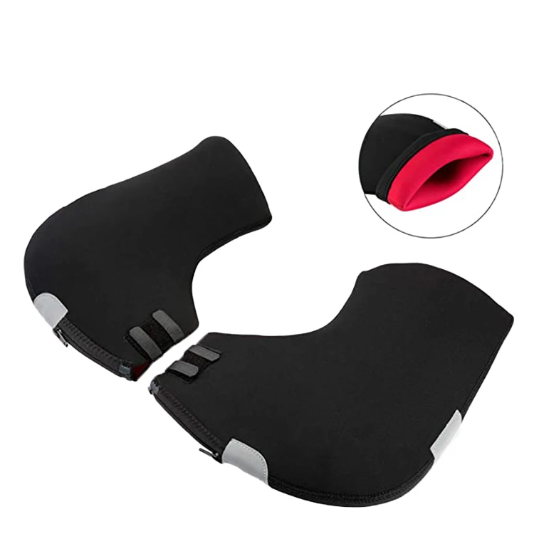 Customization Reinforced Stitching Windproof Winter Protection Motorcycle Handle Bar Gloves For Outdoor