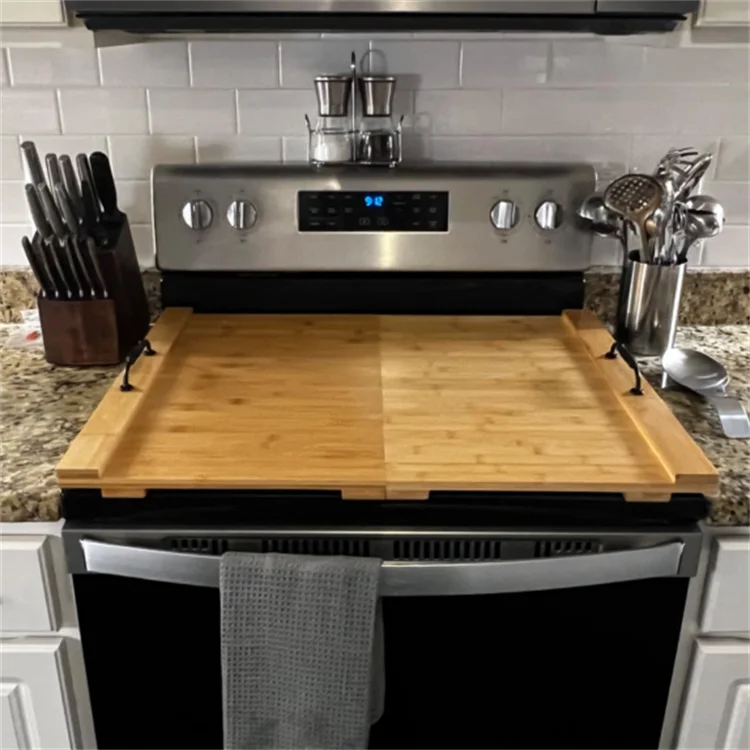 Noodle Board Stove Cover Large Size Wooden Acacia Noodle Board