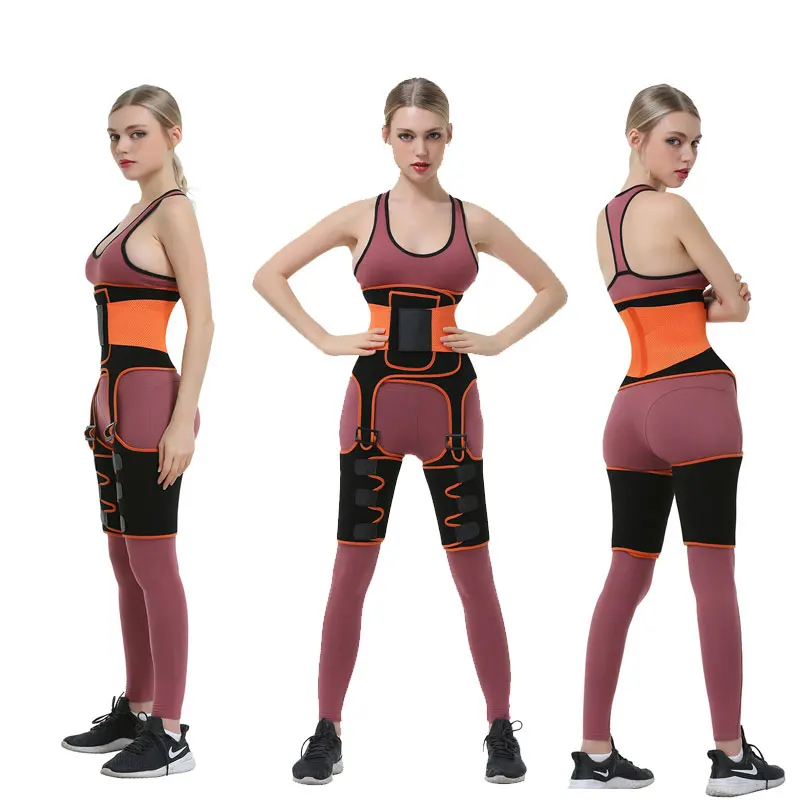 Wholesale Upgrade Slimming Underwear 3 In 1 Waist Trainer Thigh Eraser Trimmer Strap Leg Butt Lifter For Women