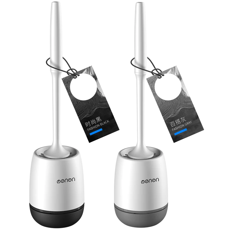 Eco Friendly Bathroom Magic Toilet Brush Cleaning Silicone Toilet Brush and Holder Set