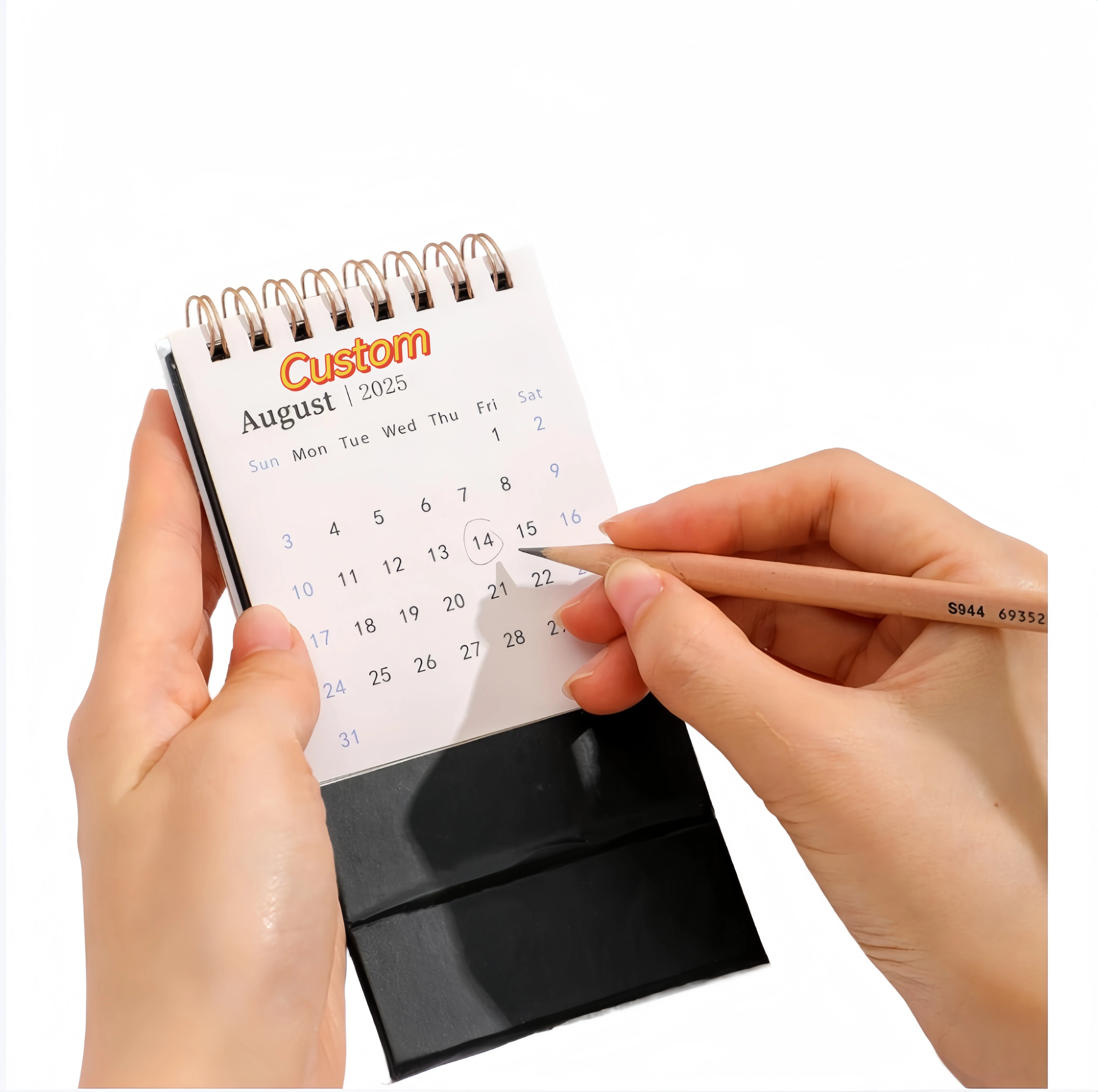 2024 Custom Printing Chinese Desktop Calendar Advent Luxury Desk Calendars Table Calendar