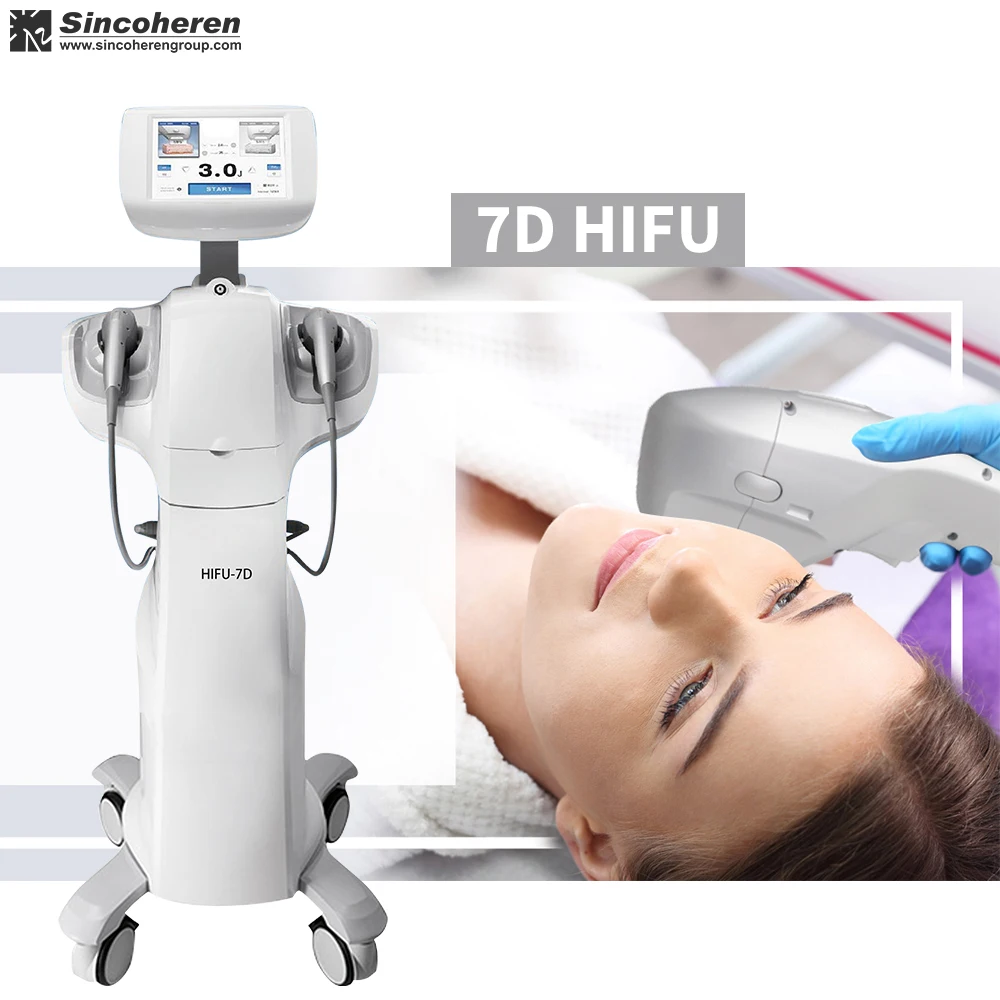 former 3 7d hifu smas face lifting Anti-wrinkle Korea face lifting Machine with 7 cartridge  III