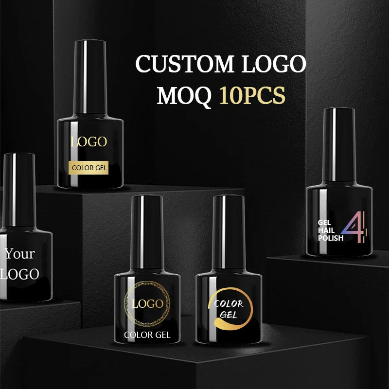 Best Suppliers Nail Salon Gel Polish Wholesale 219 Colors Custom Logo Professional Nails Colored UV Gel Nail Polish set kit