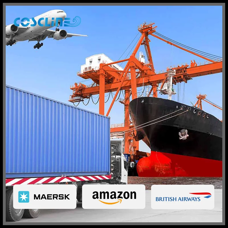 shipping chain by Coscline shipping express deliver freight forwarding to USA