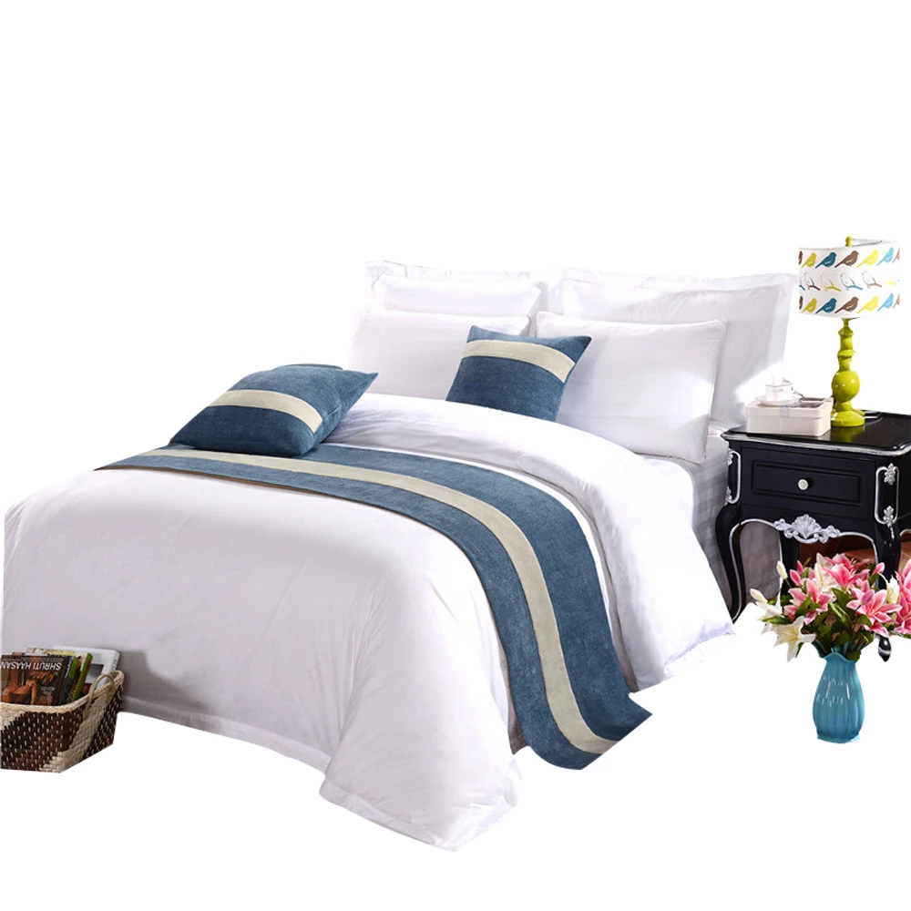 Solid Bed Runner Scarf Protector