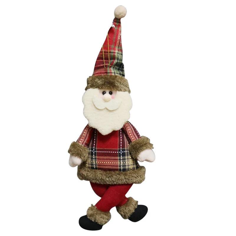 Изготовленные на заказ Новейшие милые рождественские куклы Санта-Клаус Снеговик Лось украшение детские подарки