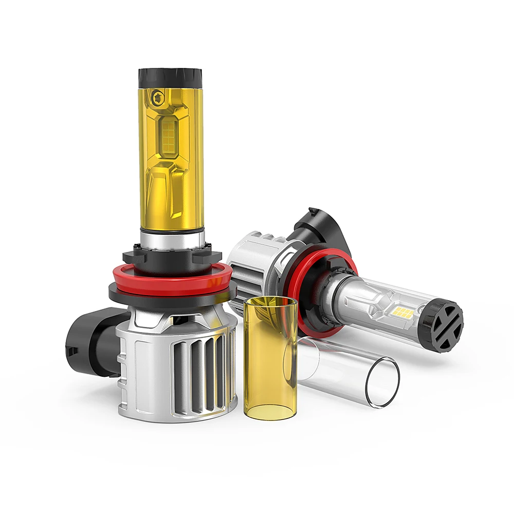 5 цветов опционально Автомобильный свет E4P 9006 Светодиодная лампа 28 Вт 6000Lm 6500K светодиодная фара