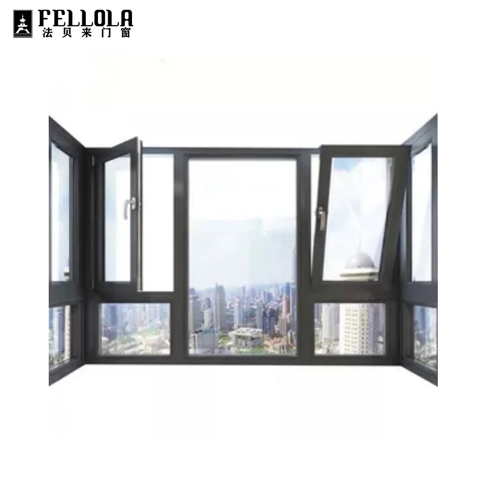 
Cbmmart Wholesale Soundproof Customized Casement Window Pvc Upvc Windows With Grills 