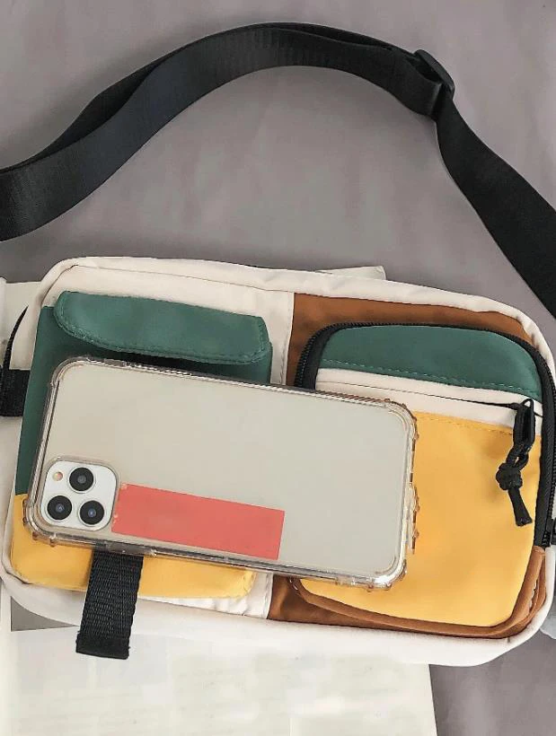 Fashion Custom Printing Logo Ladies Messenger Shoulder Chest Womens Crossbody Bag