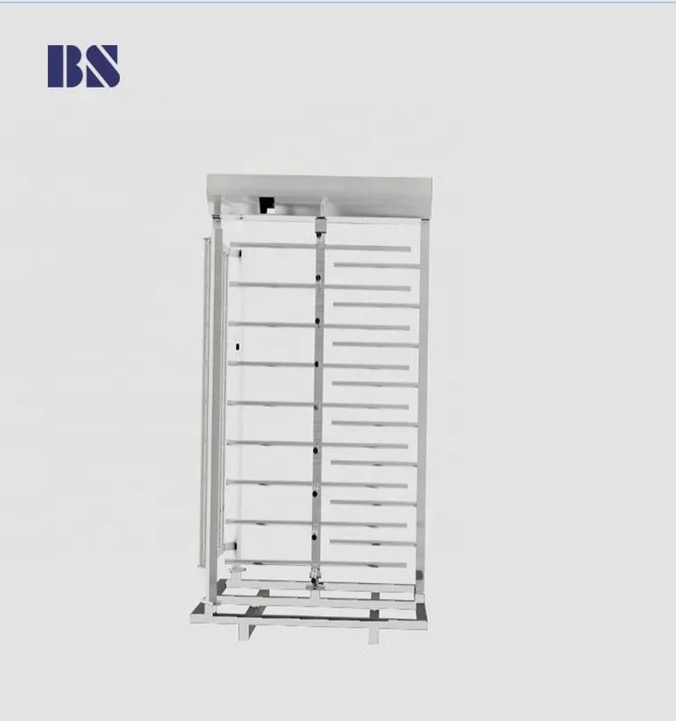 Outdoor full height turnstiles Heavy gauge stainless steel rotary full height turnstile