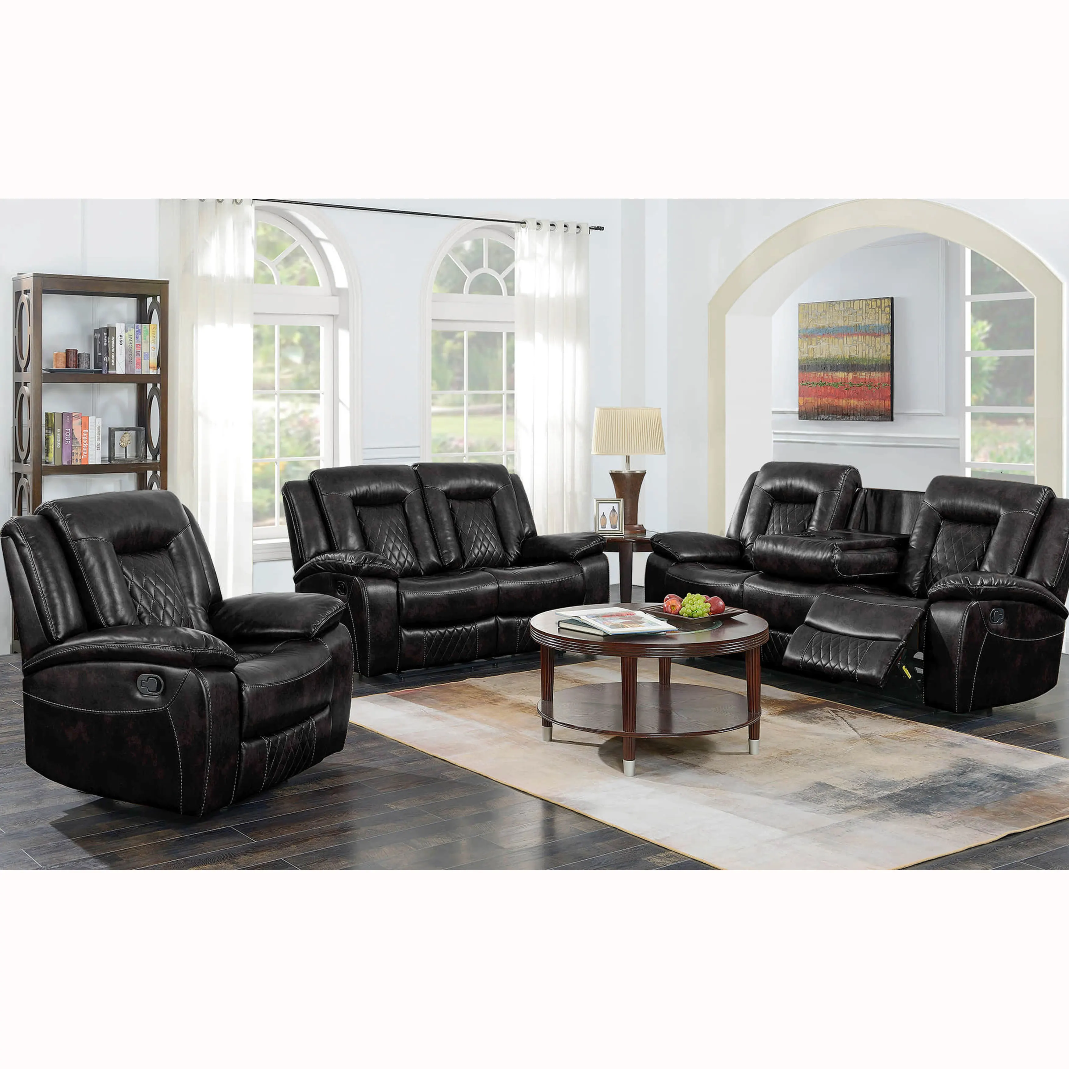 electric recliner sofa Factory direct sales european style recliner sofa mechanism 3 seat recliner sofa covers