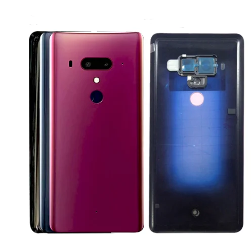 Задняя крышка батарейного отсека для HTC U12 Plus задняя панель стеклянный корпус с объективом