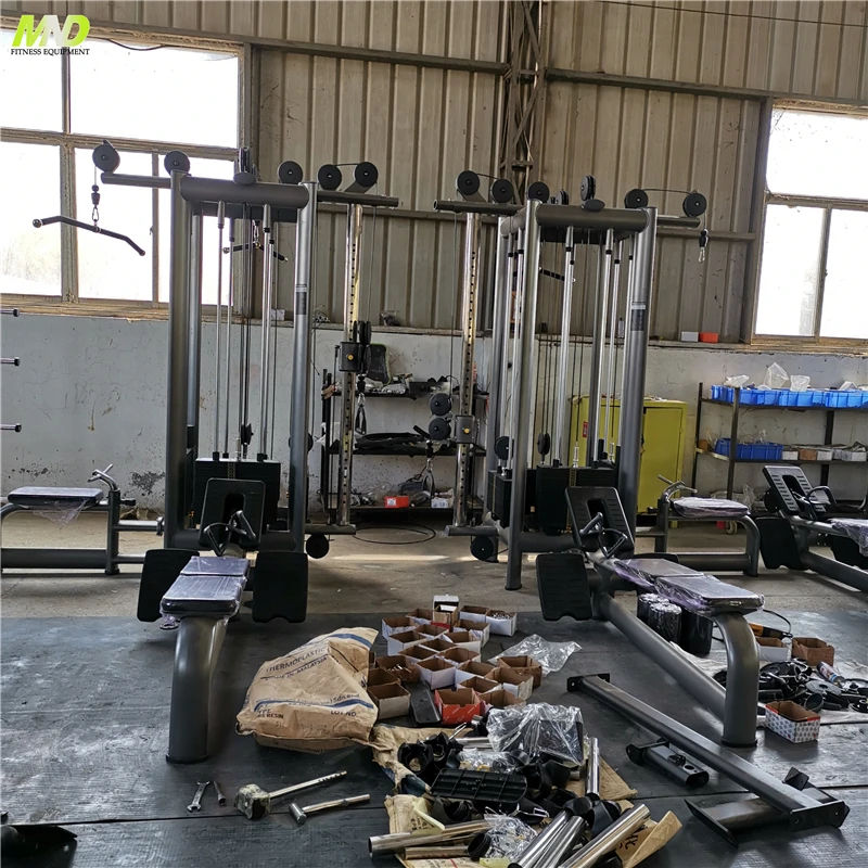Sport Exercise Factory Shandong 8 Station Multi Gym/Functional Cross Trainer Gym/ Commercial Fitness Equipment