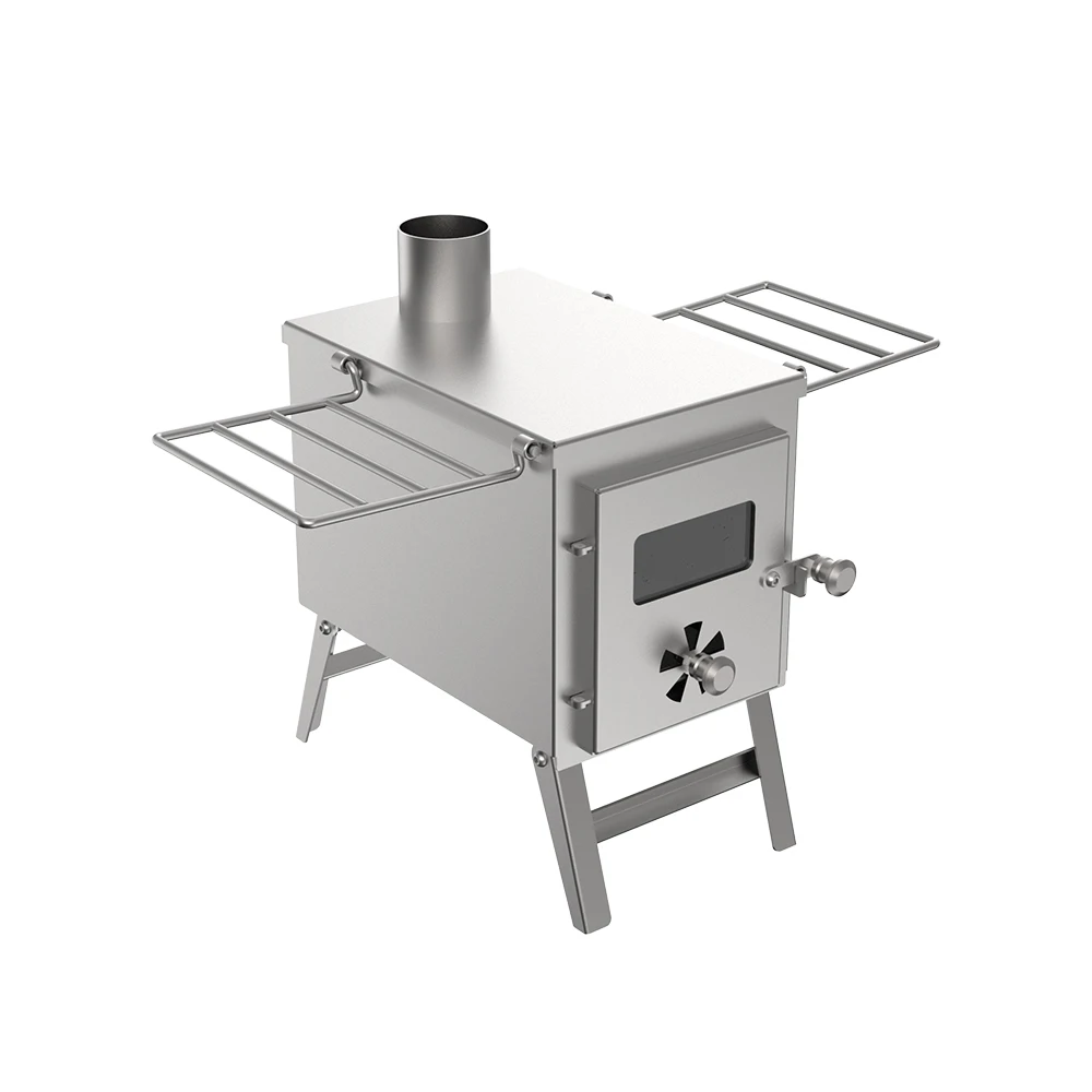 Fashion product 304 stainless steel wood stove portable for outdoor kitchen cooking stove