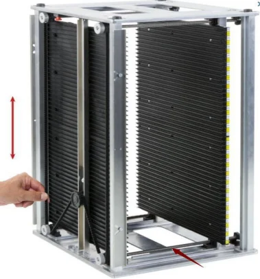 Leenol SMT High Temp Resistance Holder ESD Antistatic PCB Belt Adjustable Magazine Rack