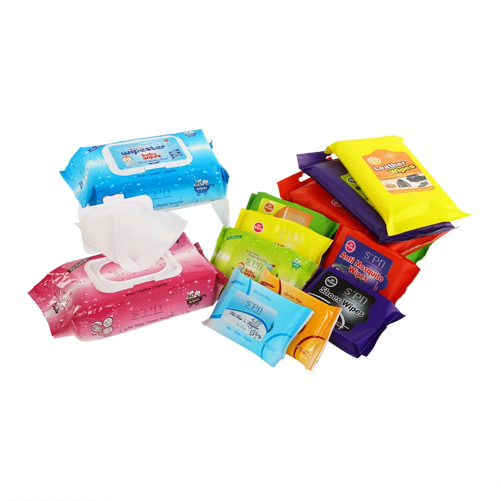High Quality 40pcs Per Pack Disposable Kitchen Wipes Oil Remover Kitchen Cleaning Wet Wipes