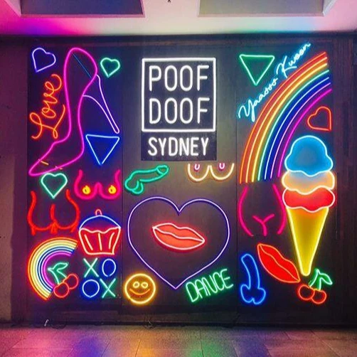 Wholesale Supplier Flexible Waterproof Rope Light RGB Acrylic Custom For LED Project Neon Sign