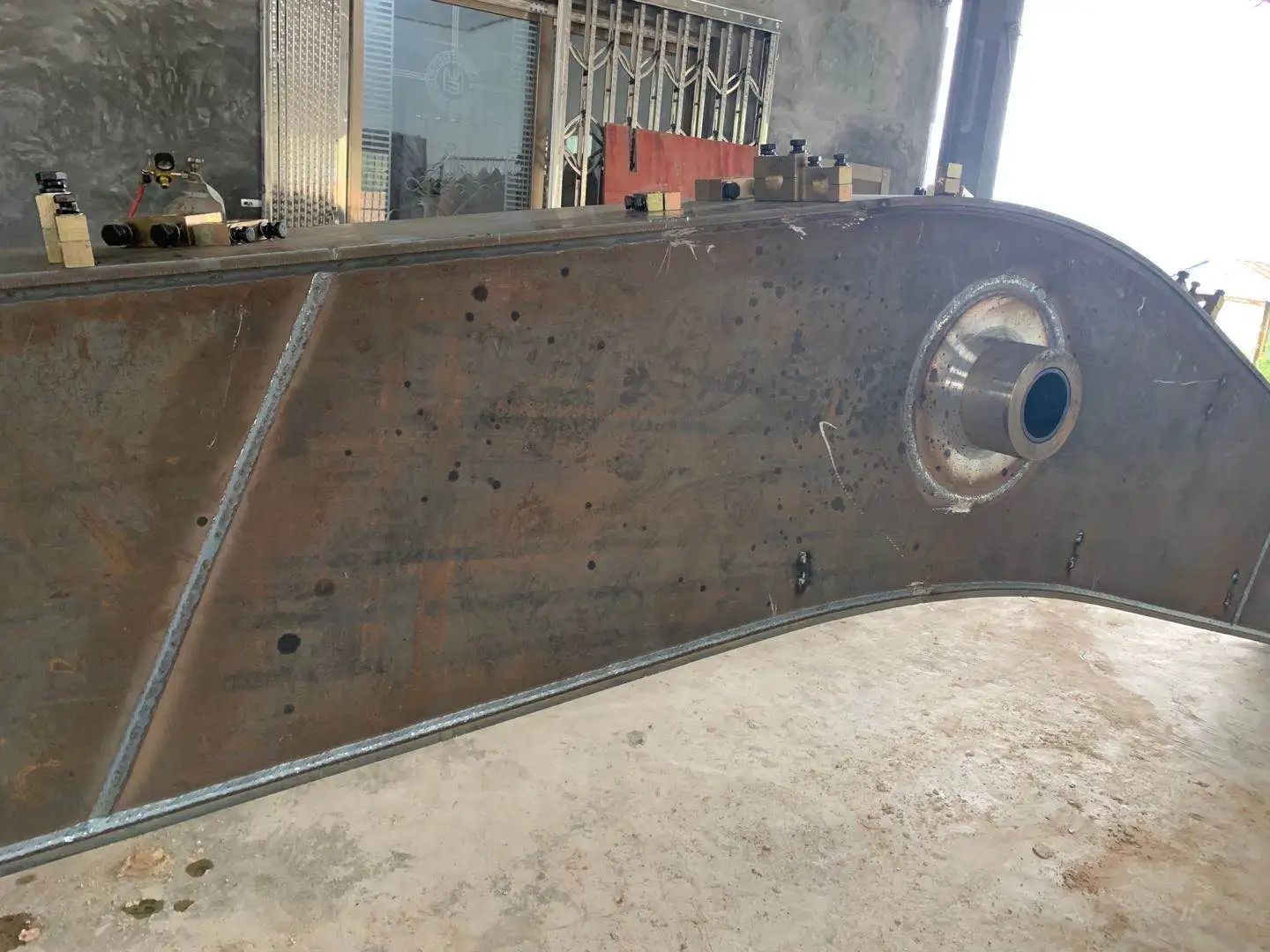 pc120 pc100 pc60 pc50 pc30 boom lift arm 15-80 ton excavator long reach boom & arm assembly with arm and bucket cylinder