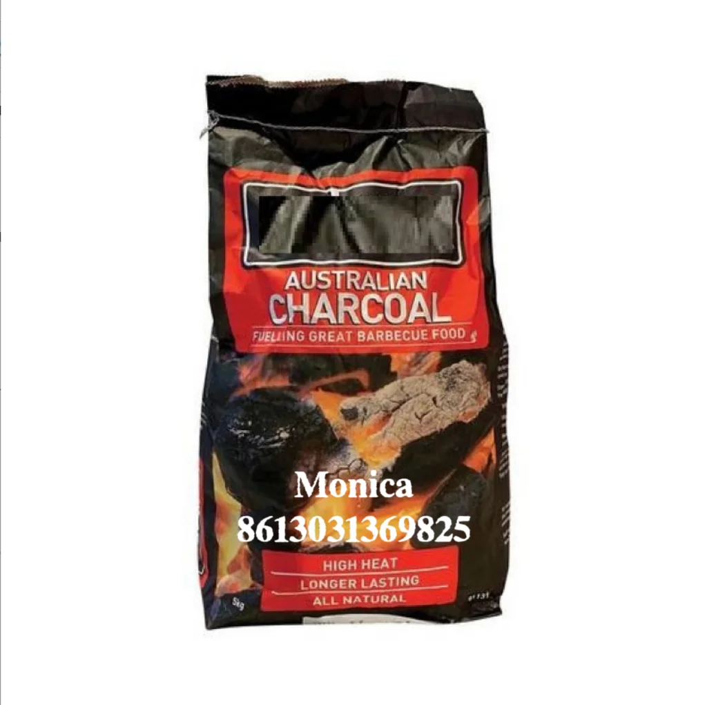 coal carbon vegetal hardwood fire pellets lump charcoal briquettes packaging bags 5kg 10kg 15kg 25kg laminated pp woven sack bag