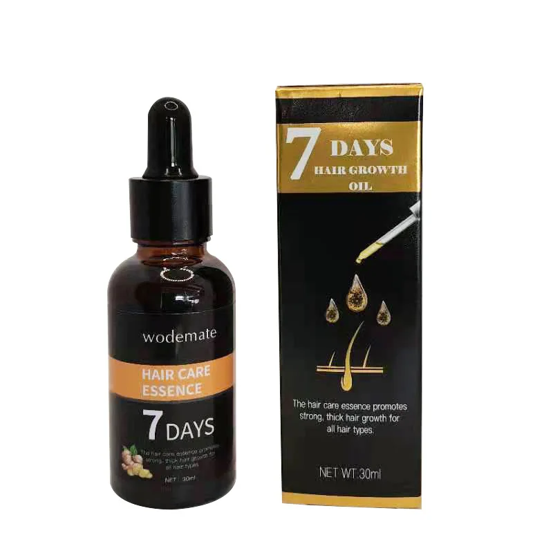 Hot Sale Natural Ginger Hair Care Essence 7 Days Strengthen Thickening Hair Nutrient Solution Growth Oil