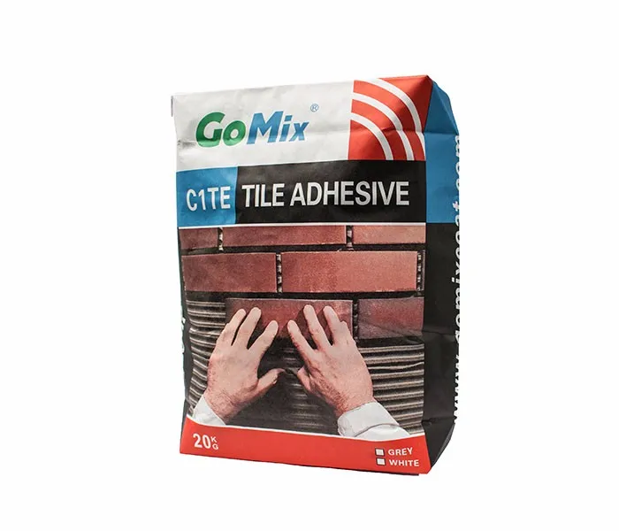 Multi Purpose Cememtitious 20KG Grey and White C1TE Powder Ceramic Tile Adhesive