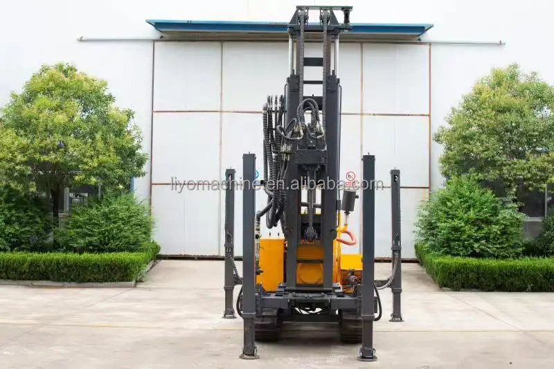 High Efficiency Double Pump Hydraulic Rotary Head Water Well Borehole Drilling Equipment Borehole Core Drilling Machine Price