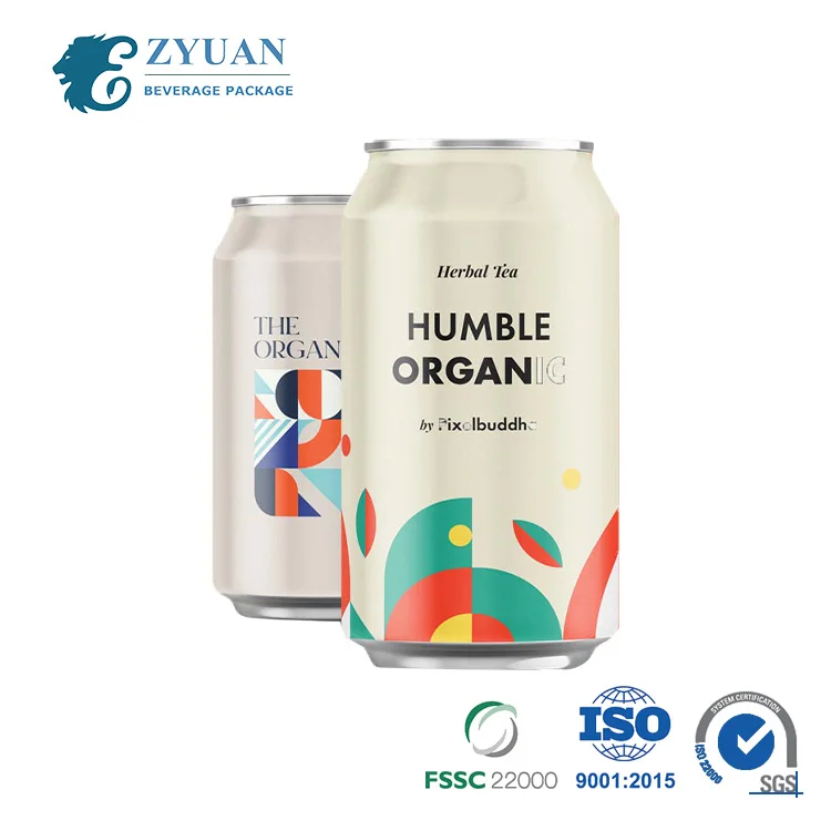 355ml 12oz 473ml 16oz Standard Low Minimum Order Quantity Custom Printed Blank Aluminum Beverage Beer Drink Can