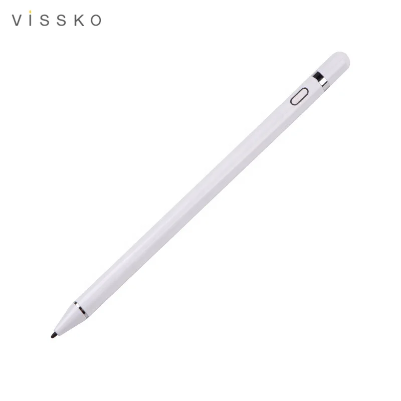 Vissko High sensitive fine point tip pencil drawing tablet active capacitive stylus pen for ipad2018