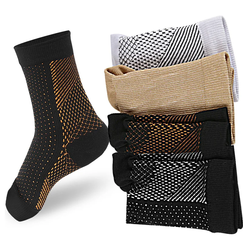 Sports Compression Socks Exposed Toe Compression Ankle Heel Socks anti fatigue ankle foot compression socks